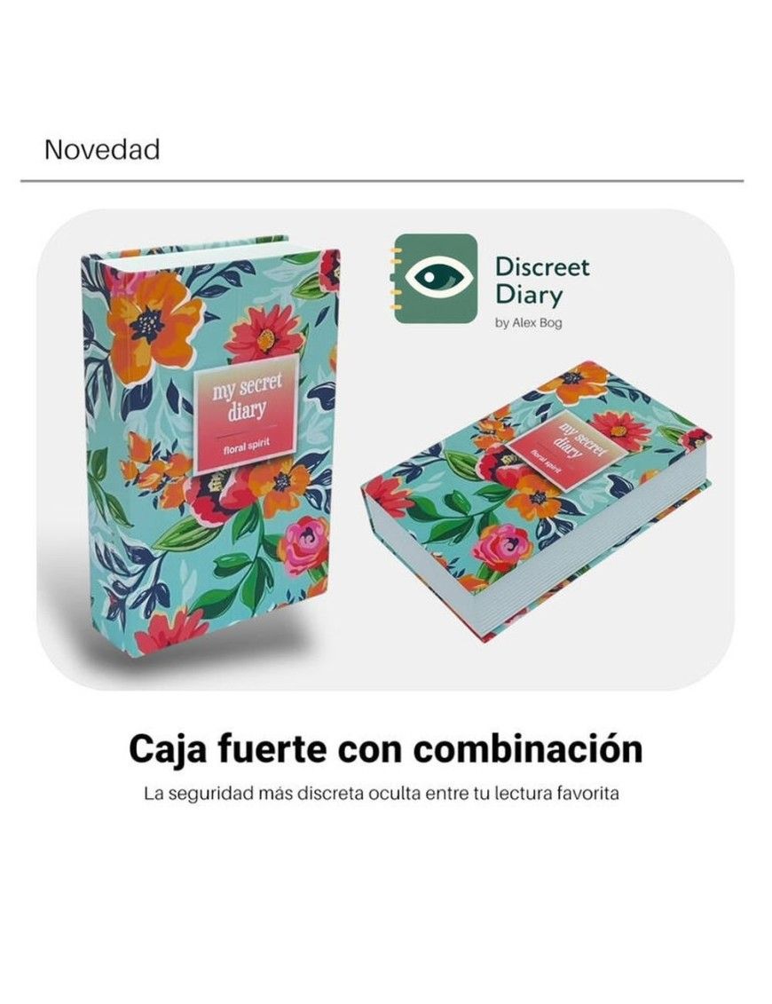 CAJA FUERTE COMBINACION FLORAL