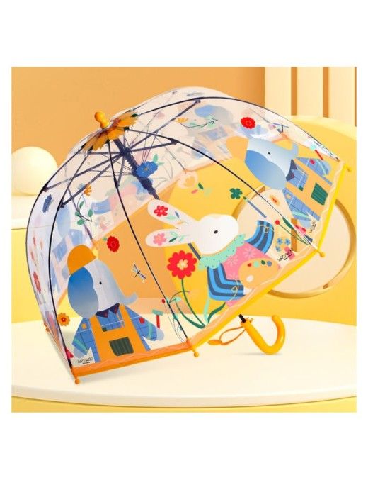 PARAGUAS INFANTIL AUTOMATICO TRANSP.,4 DISEÑOS