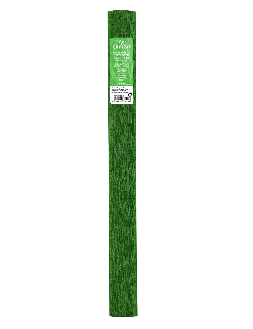 PAPEL CRESPON VERDE HELECHO CANSON