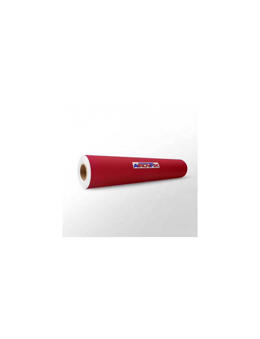 PAPEL FLOCADO AIRONFIX ROJO 0.45X10 MTS
