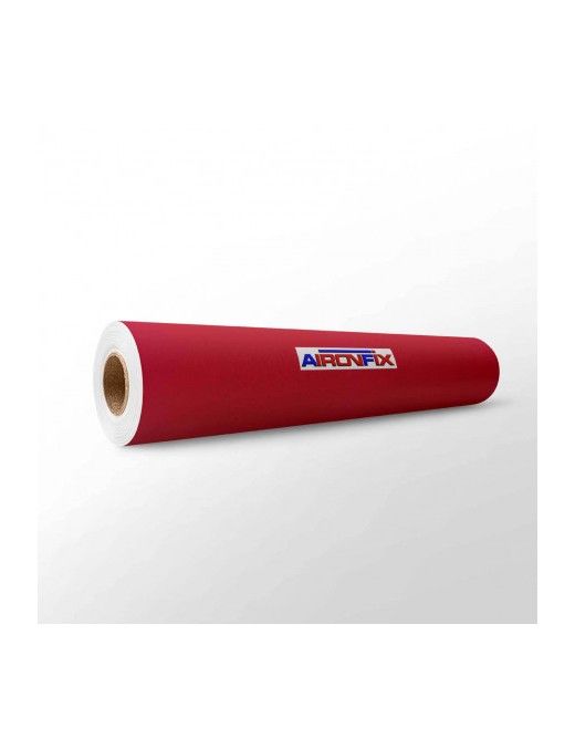 PAPEL FLOCADO AIRONFIX ROJO 0.45X10 MTS