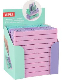 CAJAS PLEGABLES Y APILABLES TRICOLOR