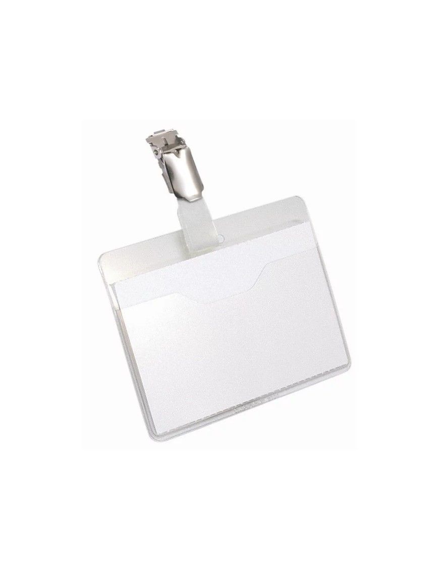 IDENTIFICADOR DURABLE RIGIDO 85X54 MM C PINZA