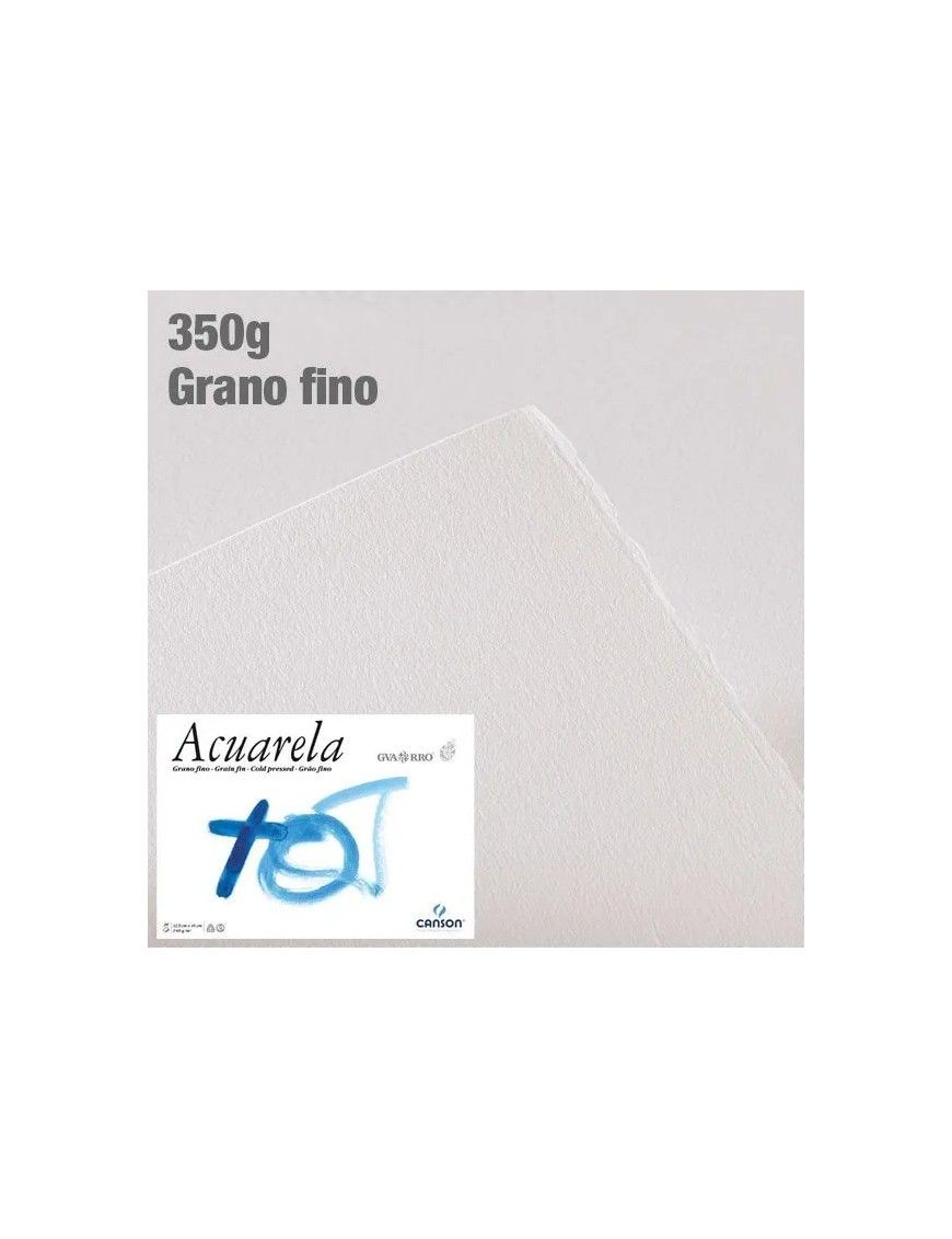 LAMINA ACUARELA 70X100 GRANO FINO 350GR