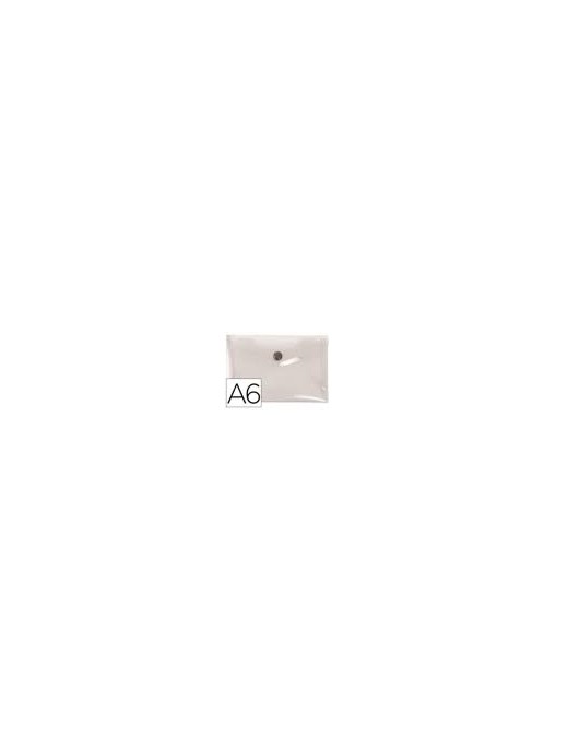 PACK 5 SOBRES DOSSIER VELCRO A6 TRANSPARENTE