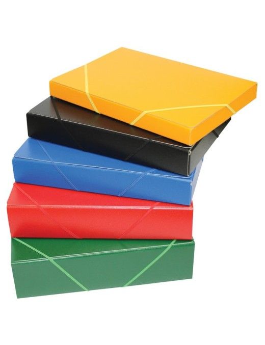 CARPETA PROYECTOS GOFRADO 9 CM AZUL