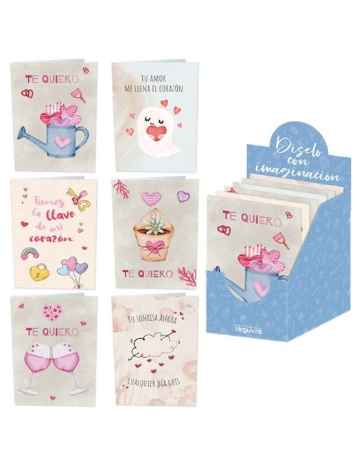 POSTAL AMOR CAJA 48 UDS