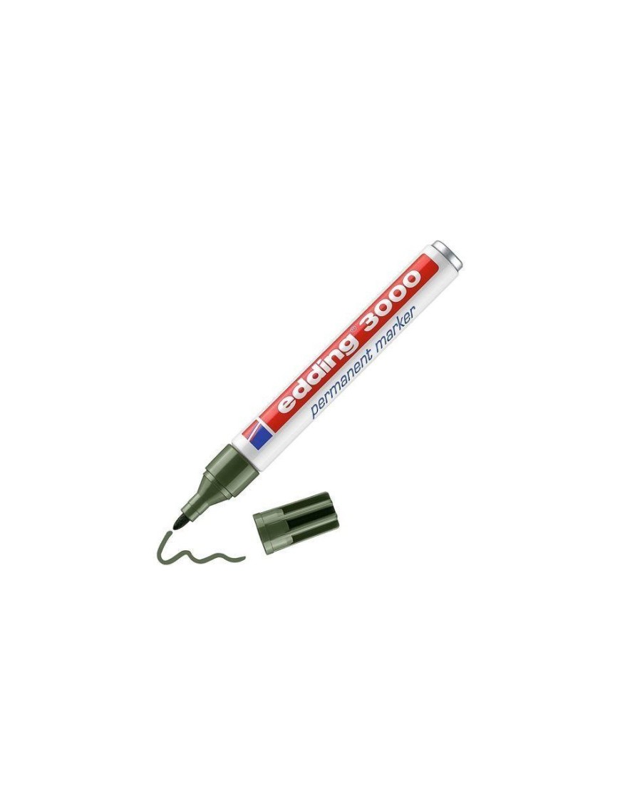 ROTULADOR EDDING 3000 VERDE OLIVA