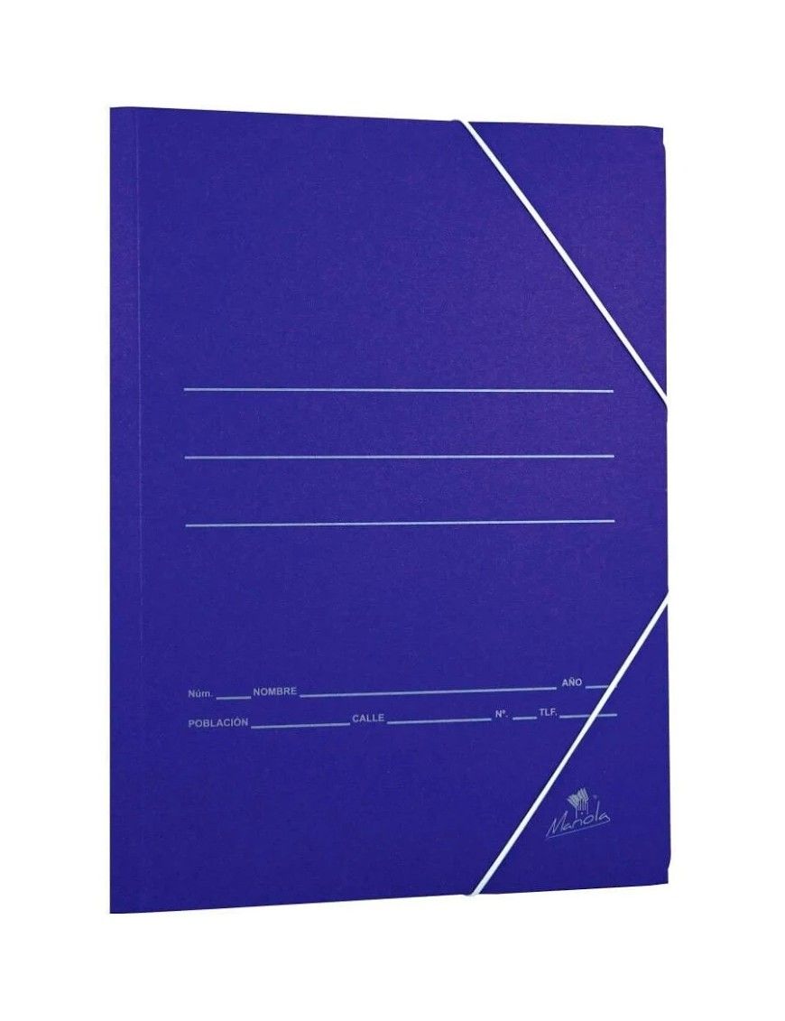 CARPETA GOMAS SOLAPAS FOLIO RECICLADA 100%