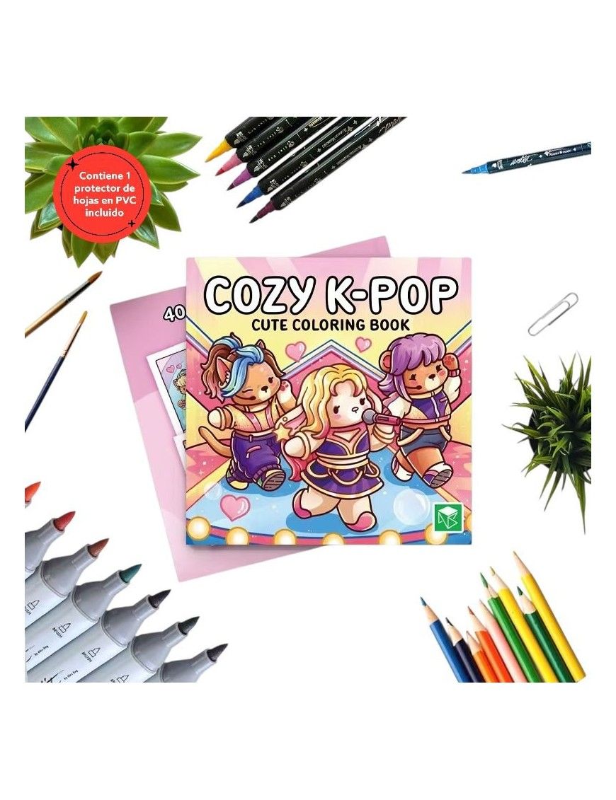 LIBRO DE MODA RRSS COLOREAR COZY K