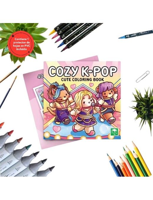 LIBRO DE MODA RRSS COLOREAR COZY K