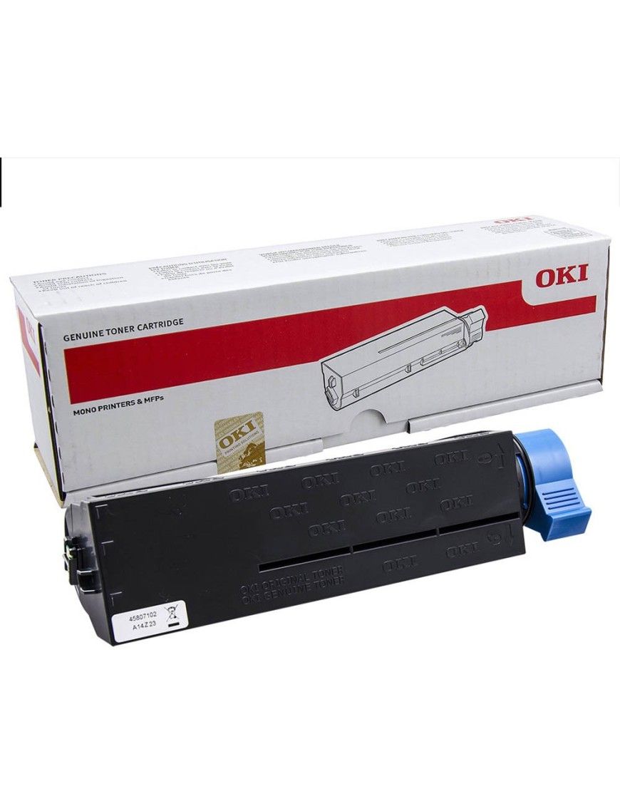TONER LASER OKI B412-432 NEGRO 45807102