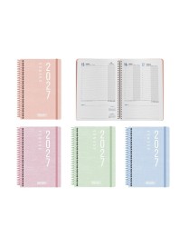 AGENDA ROMA D/P 15X21 TAPA P.P.,ESPIRAL 2027