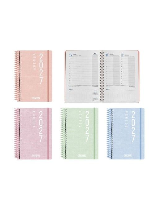 AGENDA ROMA D/P 15X21 TAPA P.P.,ESPIRAL 2027