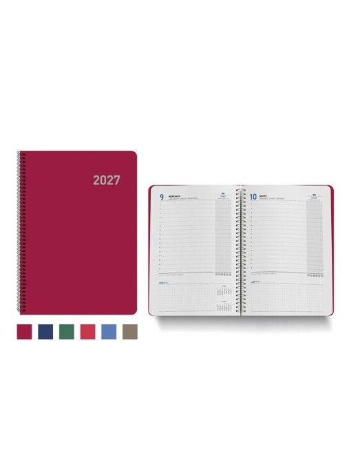 AGENDA ROMA D/P 15X21 ESPIRAL INGRAF 27