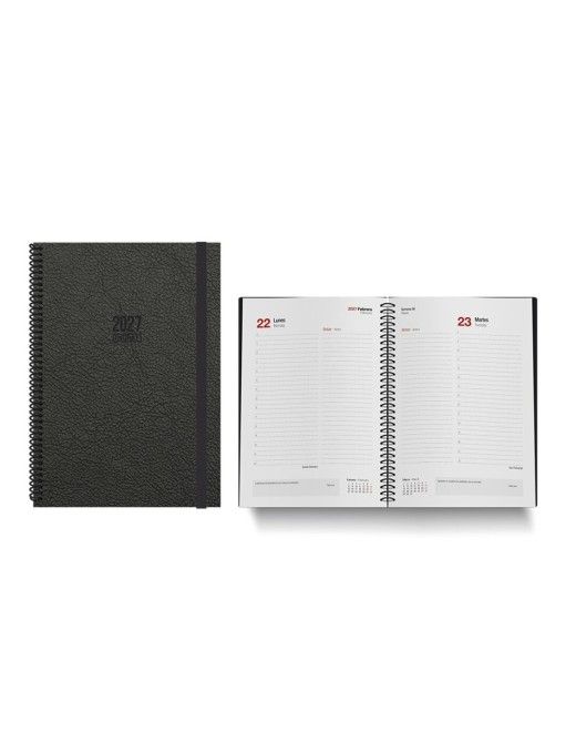 AGENDA TOKIO D/P 17X24 NEGRO INGRAF 2027