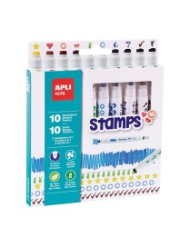 C.ROTULADORES COLOR STAMP 10 U