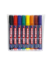 ROTULADOR EDDING 360 PIZARRA 8 COLORES