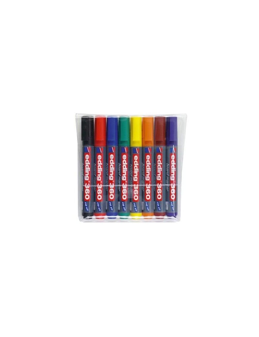 ROTULADOR EDDING 360 PIZARRA 8 COLORES