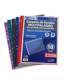 DOSSIER 10 FUNDAS MULTITALADRO COLORES