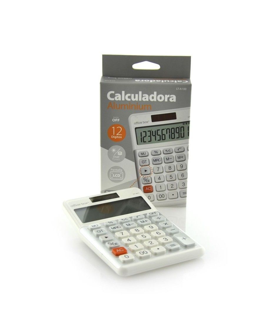 CALCULADORA ALUMINIUM CAJA