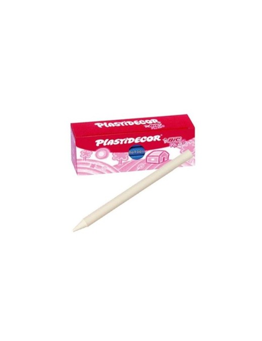 CAJA DE 25 PLASTIDECOR UNICOLOR BLANCO
