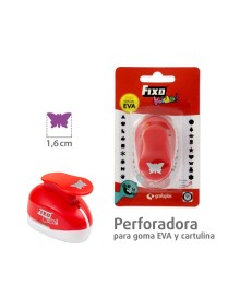 PERFORADO GOMA EVA MARIPOSA 1.6