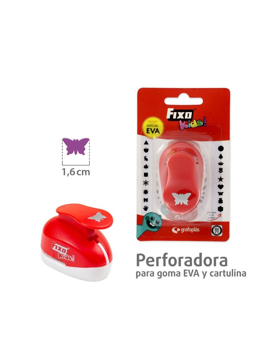 PERFORADO GOMA EVA MARIPOSA 1.6