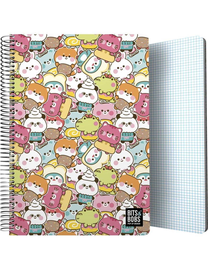 CUADERNO PP Fº 80H 90 GR. 4X4 B&B KAWAII