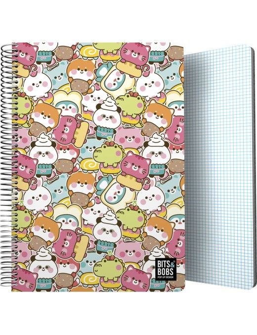 CUADERNO PP Fº 80H 90 GR. 4X4 B&B KAWAII