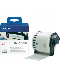 ROLLO DE ETIQUETA BROTHER BLANCA PAPEL DK22205