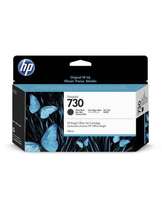 CARTUCHO HP 730 NEGRO MATE P2V65A