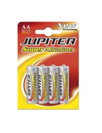BLISTER DE 4 PILAS AA ALKALINE LR6 JUPITER