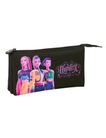 PORTATODO TRIPLE K-POP DEMON HUNTERS NEGRO