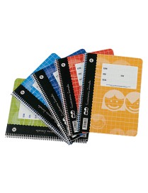 CUADERNO ESPIRAL FOLIO LAMELA BASICA 07F003