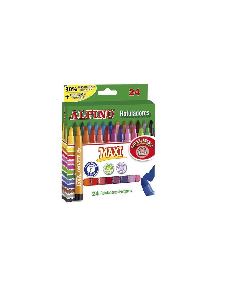 ROTULADOR ALPINO MAXI 24 UDS