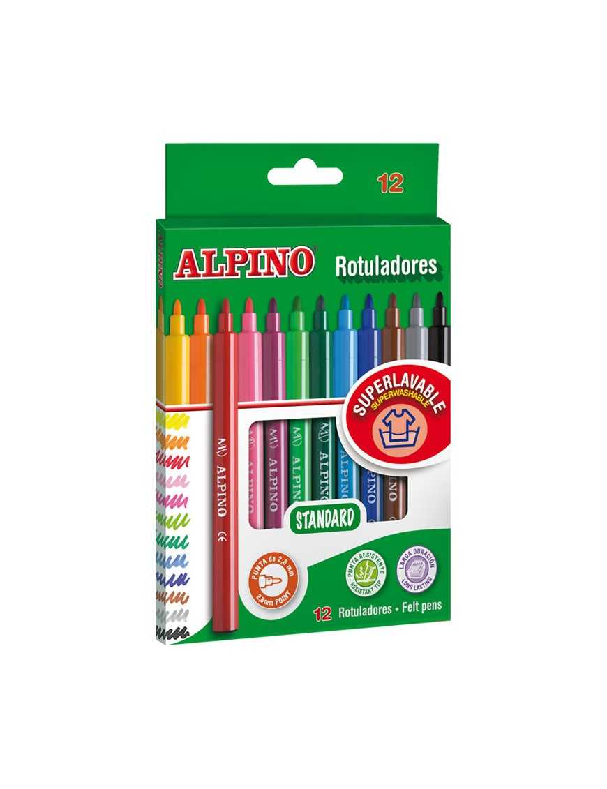ROTULADOR ALPINO STANDAR 12 UDS