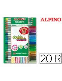 ROTULADOR ALPINO DOUBLE DOUBLE 24 UDS.