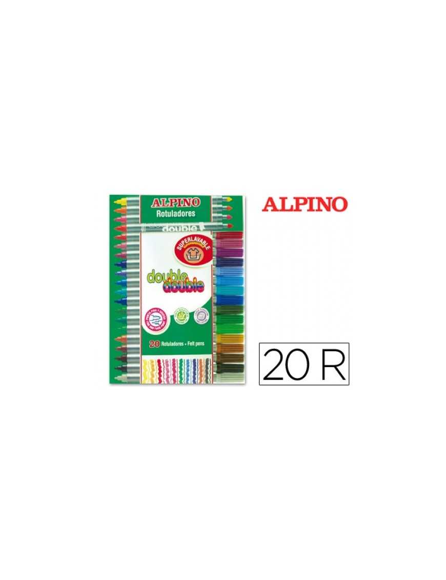 ROTULADOR ALPINO DOUBLE DOUBLE 24 UDS.