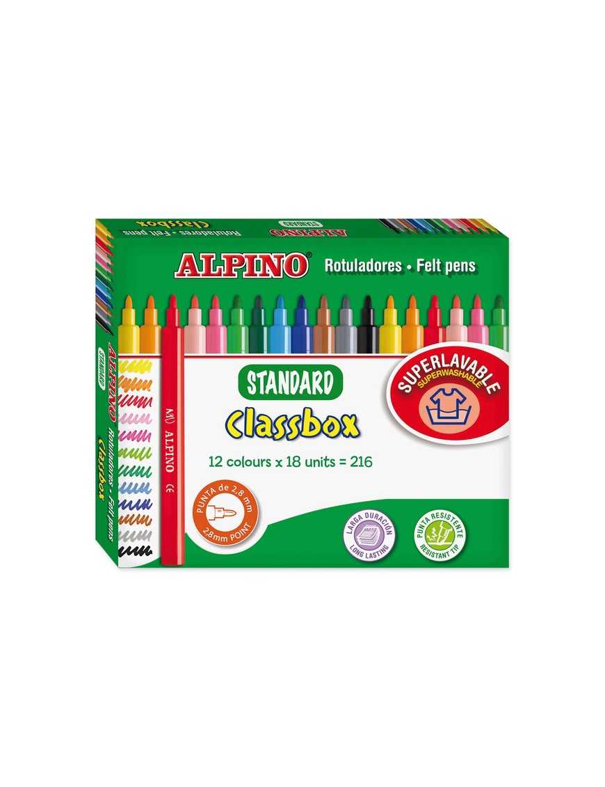ROTULADOR ALPINO FINO CLASSBOX 216 UDS
