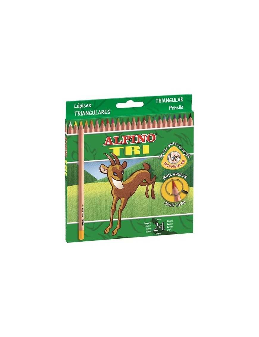 LAPICES ALPINO TRI C/24 U