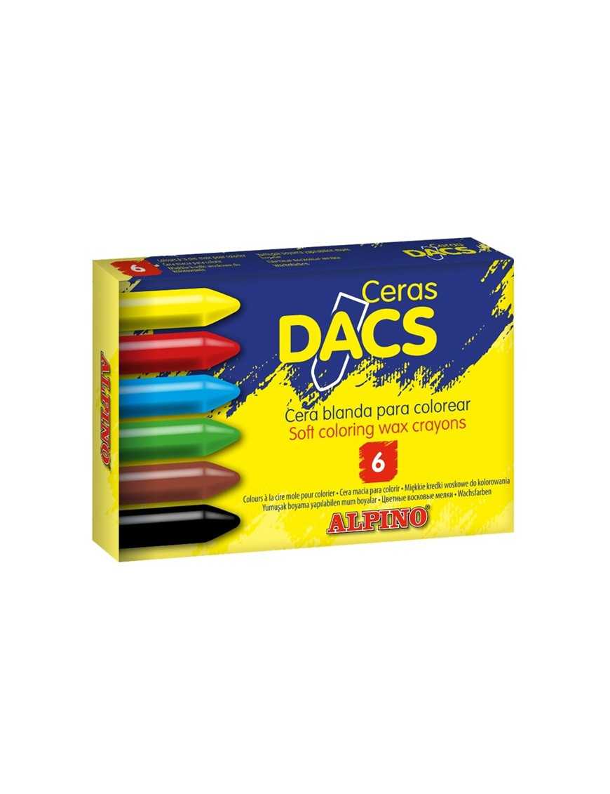 PINTURA CERA DACS 6 COLORES