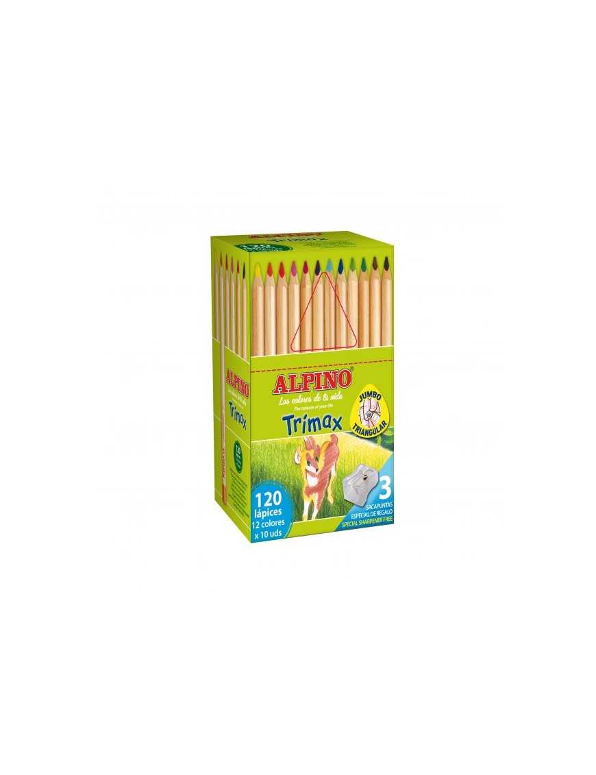 LAPICES COLORES TRIMAX 120 UDS