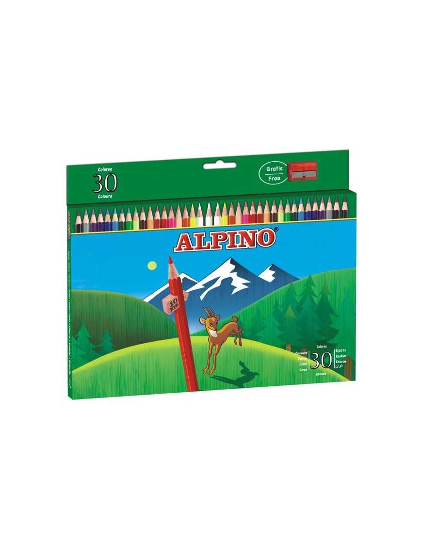CAJA DE 30 PINTURAS ALPINO LARGO