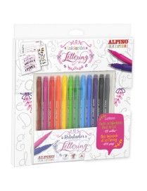 PACK LETTERING ROTULADOR 12 DUAL ARTIS