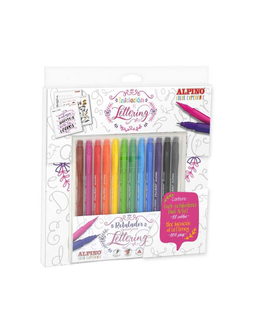 PACK LETTERING ROTULADOR 12 DUAL ARTIS