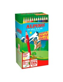 LAPICES COLORES CLASSPACK 144 ALPINO