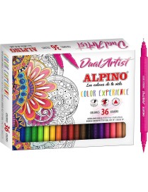 ROTULADOR ALPINO DUO 36 UDS. DUAL ARTIST