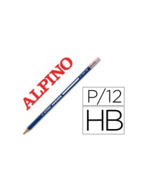 LAPIZ JUNIOR HB CON GOMA ALPINO C/12