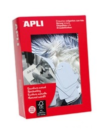 APLI 00386 BOLSA 1000 ETIQUETAS COLGANTES 13X34